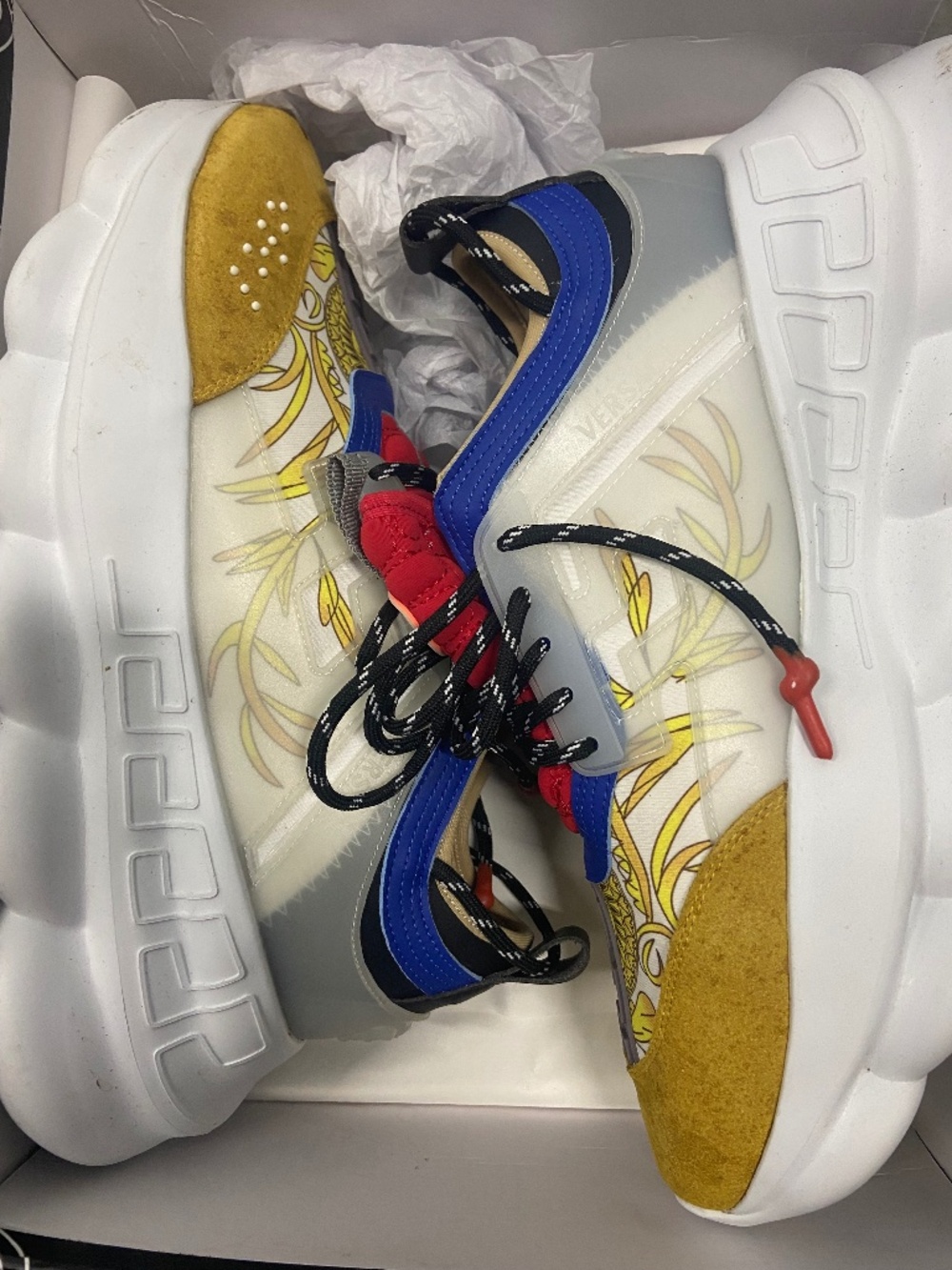 Used Versace sneakers size euro 47